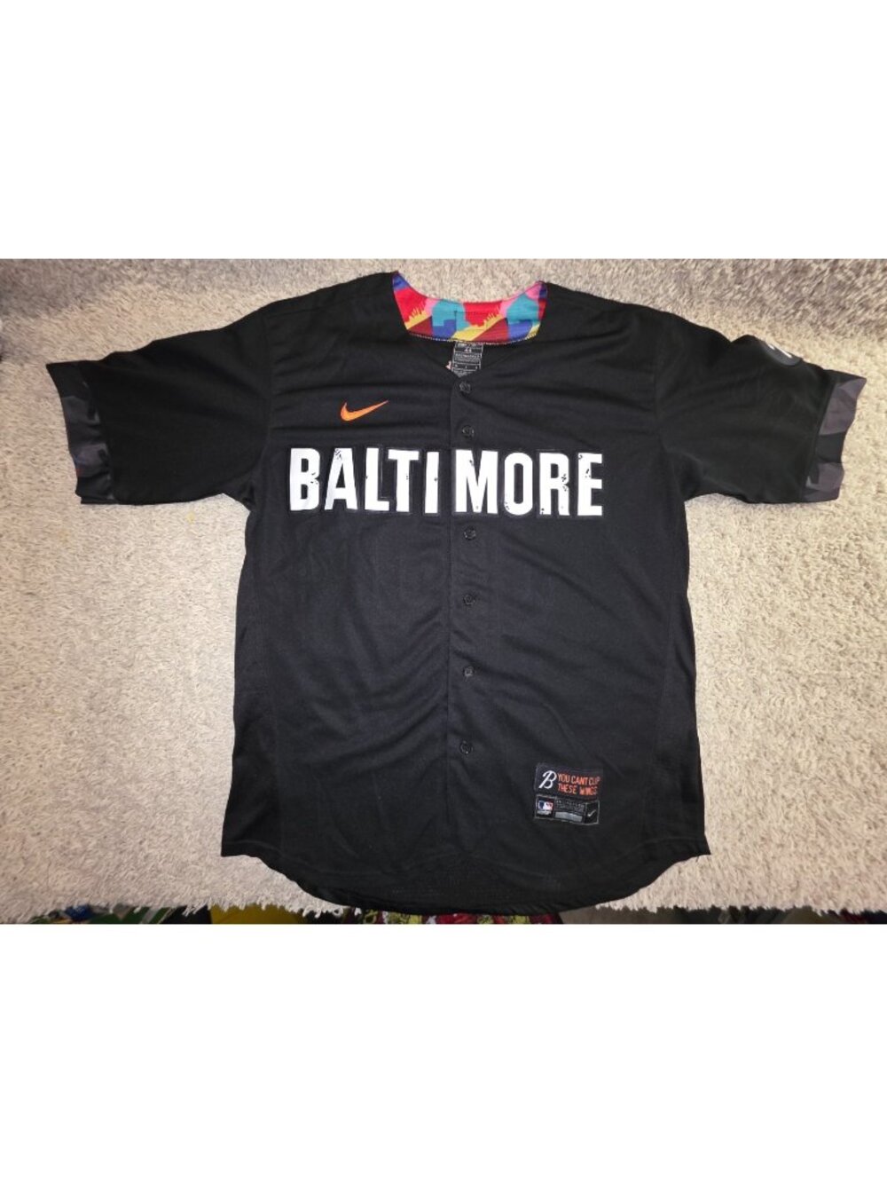 Nike Baltimore Orioles Adley Rutschman #35 MLB Jersey Black Size 44